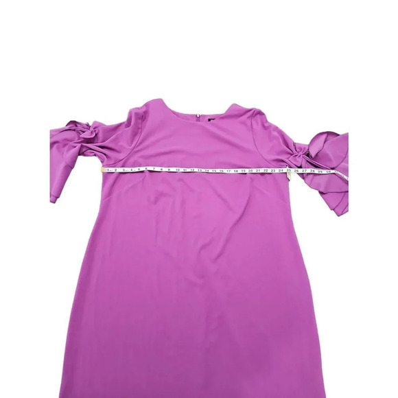 Nwot MAREE POUR TOI Plus Size Draped Sleeve Dress Sz 22 - Picture 10 of 11